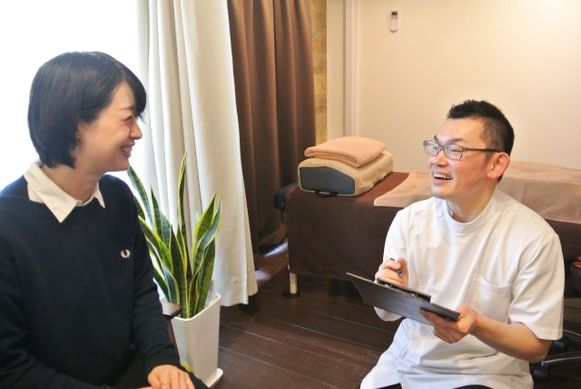 お身体の状態に合わせて施術