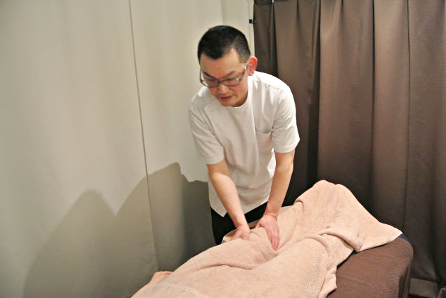 身体全体を施術